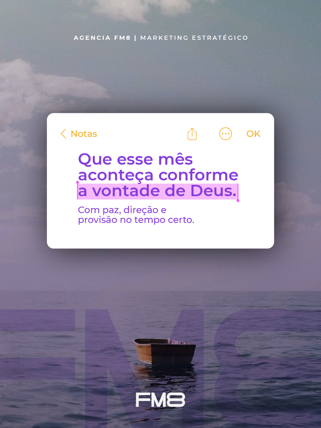 Projeto de social media FM8